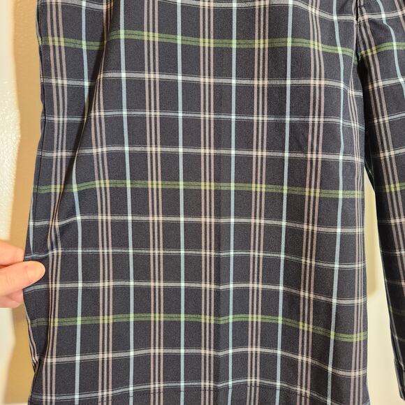 ADIDAS Navy Plaid Golf Shorts, Size 32 - Picture 4 of 8